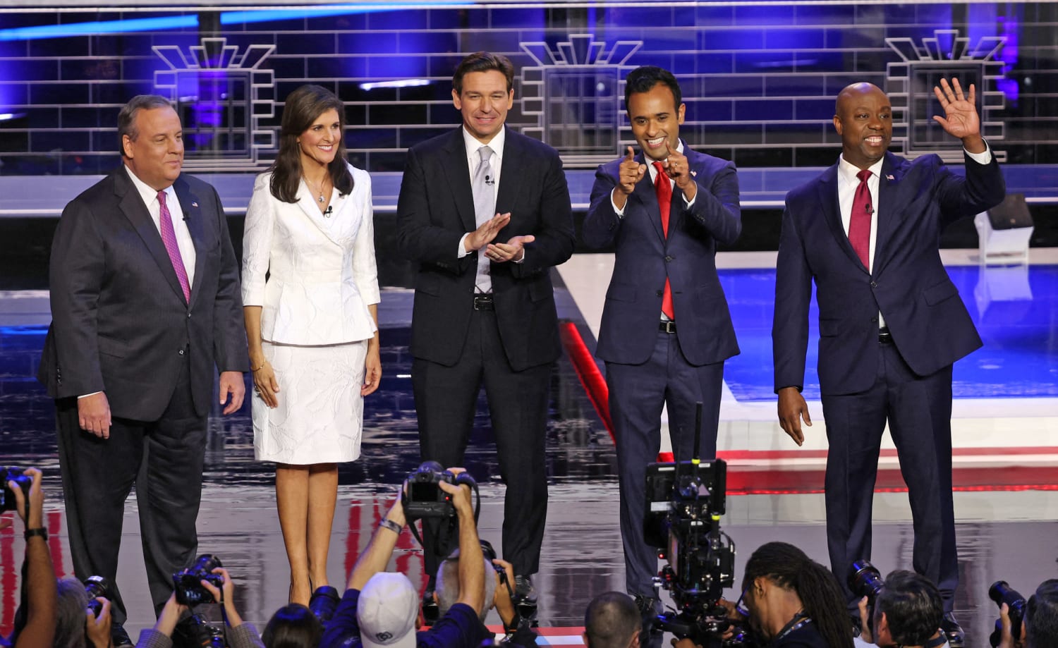 Who won the GOP debate tonight on NBC News Trump again