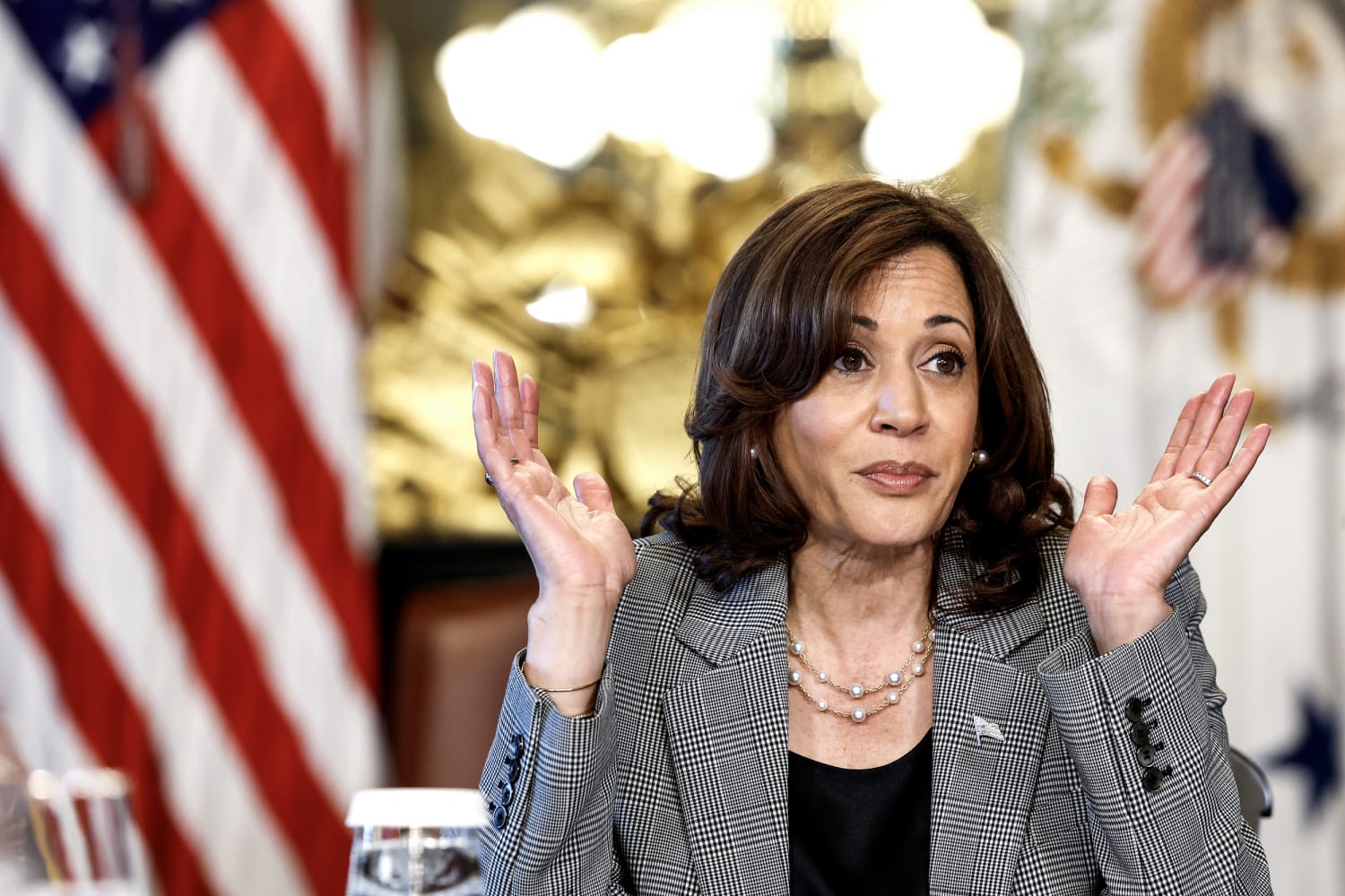 Over 100 House Republicans vote to defund Kamala Harris office