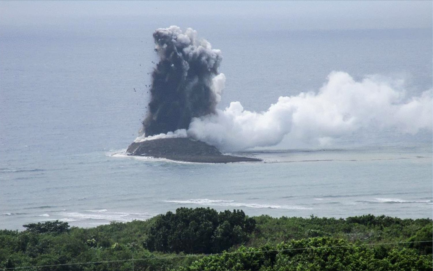 New island emerges after undersea volcano erupts off Japan, but 
