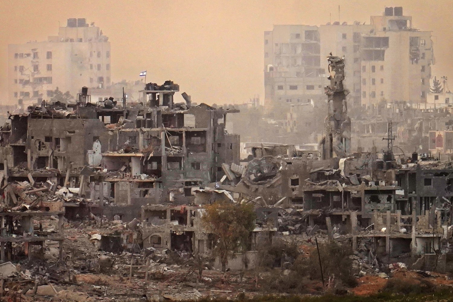 Mass grave being dug at main hospital in the Gaza Strip