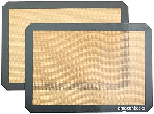 DI ORO Silicone Mats for Baking - Baking Mats Silicone for Baking Sheets -  480°F Heat-Resistant Nonstick Silicone Cooking Mats & Oven Liners - 16 1/2