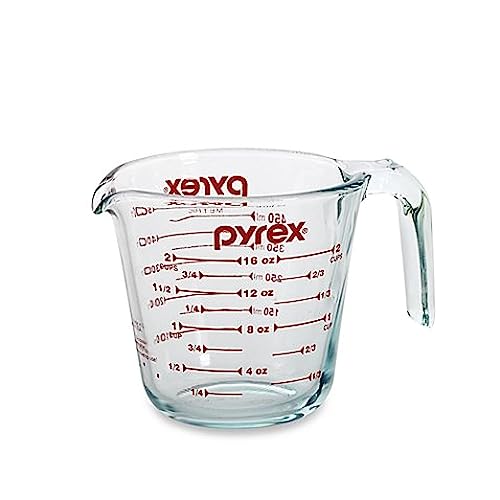 Pyrex 100 2 Cup Anniversary Measuring Cup, Turquoise
