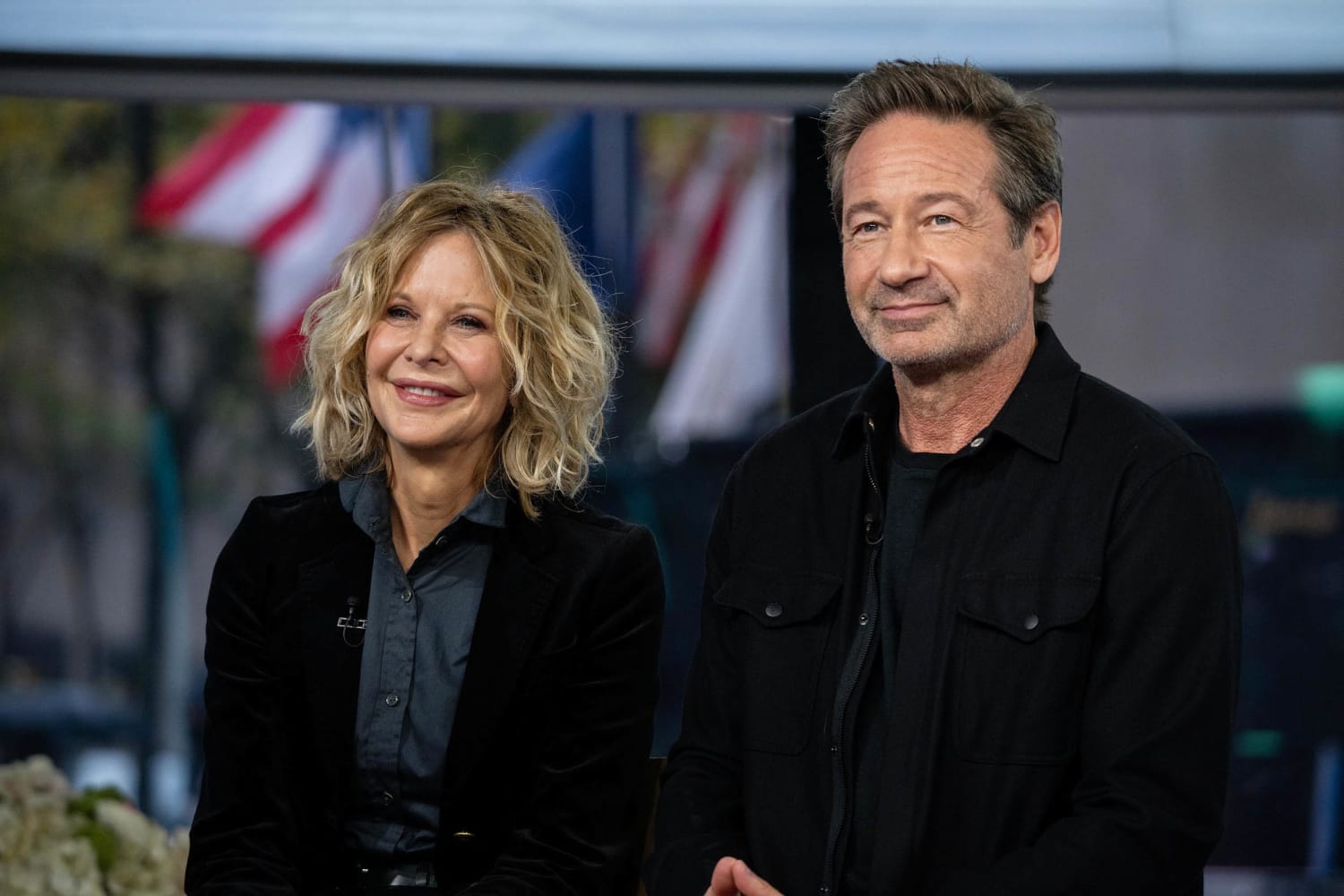 Meg Ryan and David Duchovny talk new film ‘What Happens Later’