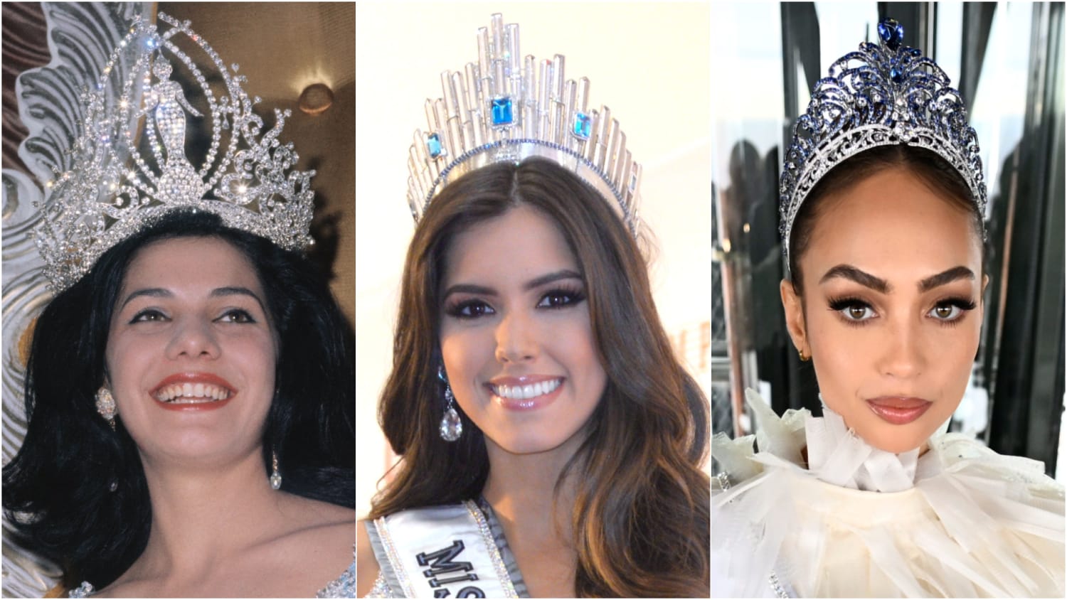 Así ha cambiado la corona de Miss Universo con el paso de los años