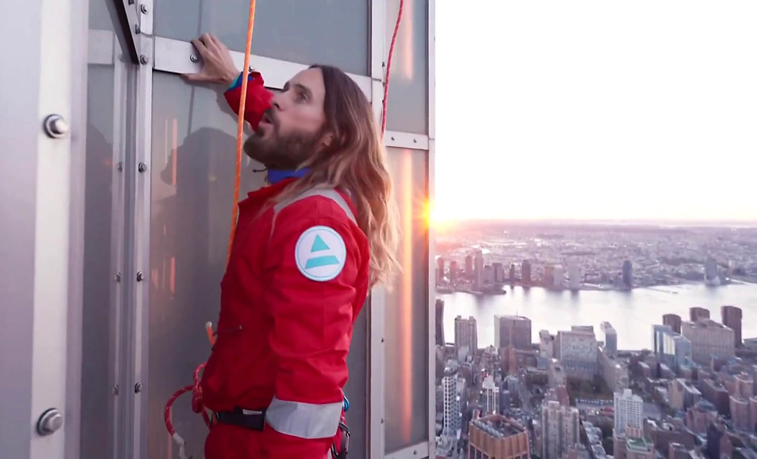 Exclusive: Jared Leto scales the Empire State Building: 'Harder than I thought it would be'