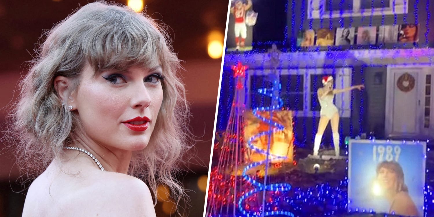 We're not ready for this family's epic Taylor Swift-inspired holiday light  display - Good Morning America