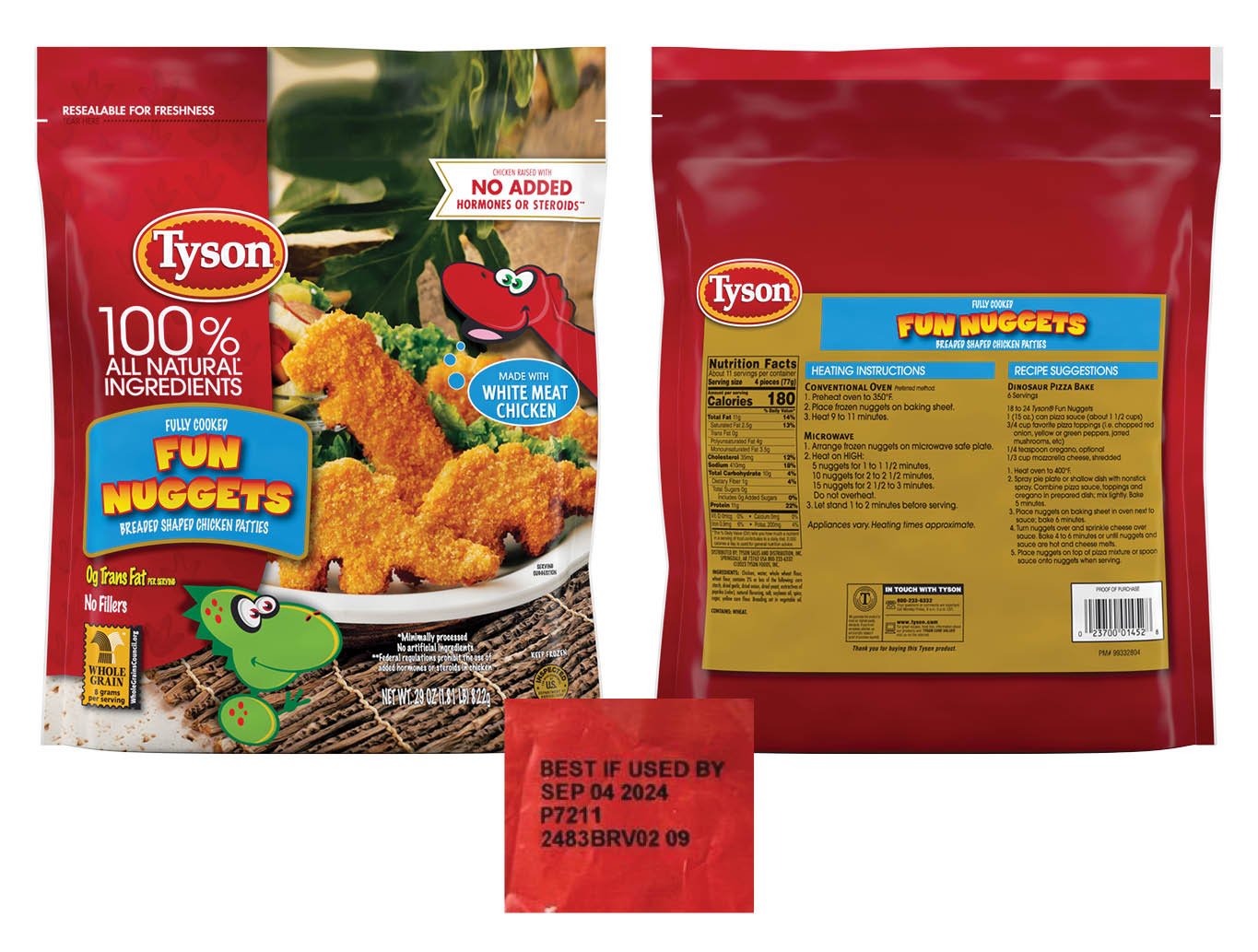 Tyson recalls nearly 30,000 pounds of frozen nuggets after reports of metal found