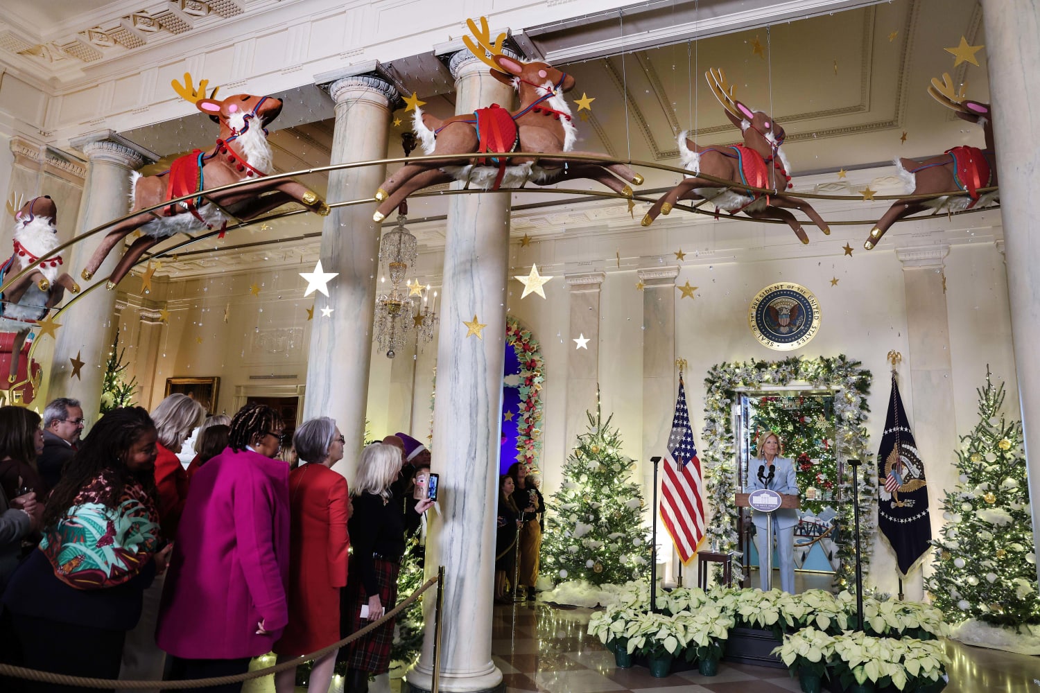 Photos: White House 2023 holiday decorations - Axios Washington D.C.