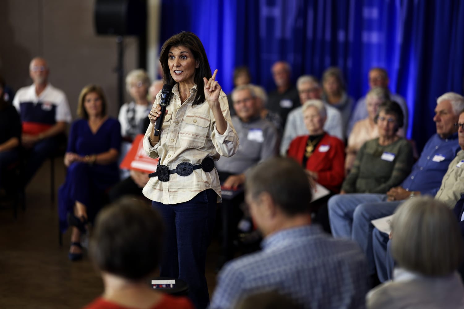 Nikki Haley’s supporters are racing to spice up her recreation on Iowa soil