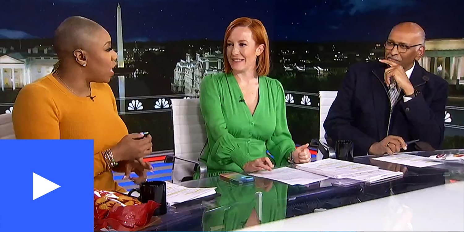 Symone Sanders-Townsend, Jen Psaki and Michael Steele