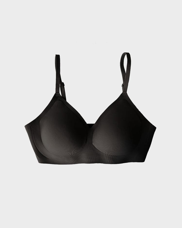 Flattering wire-free bras for every shape and size! With no underwire or  padding, this bra is made for comfort and is best worn under fit