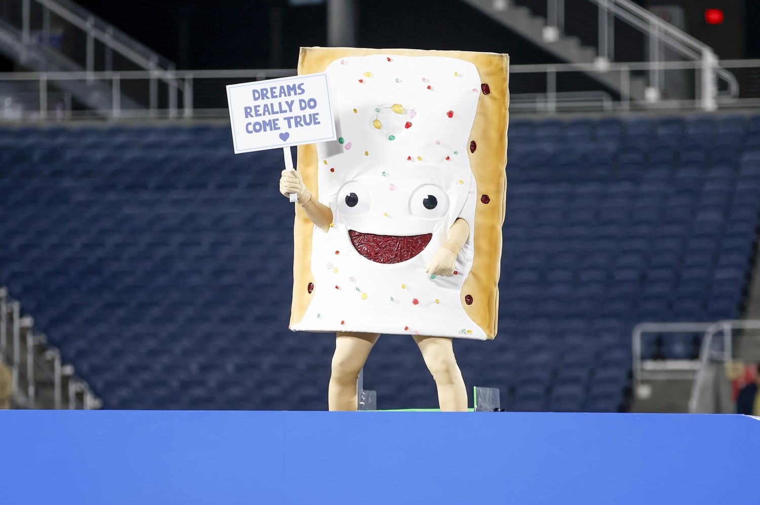 What's with the edible Pop-Tarts mascot during college football? Fans are eating up the antics