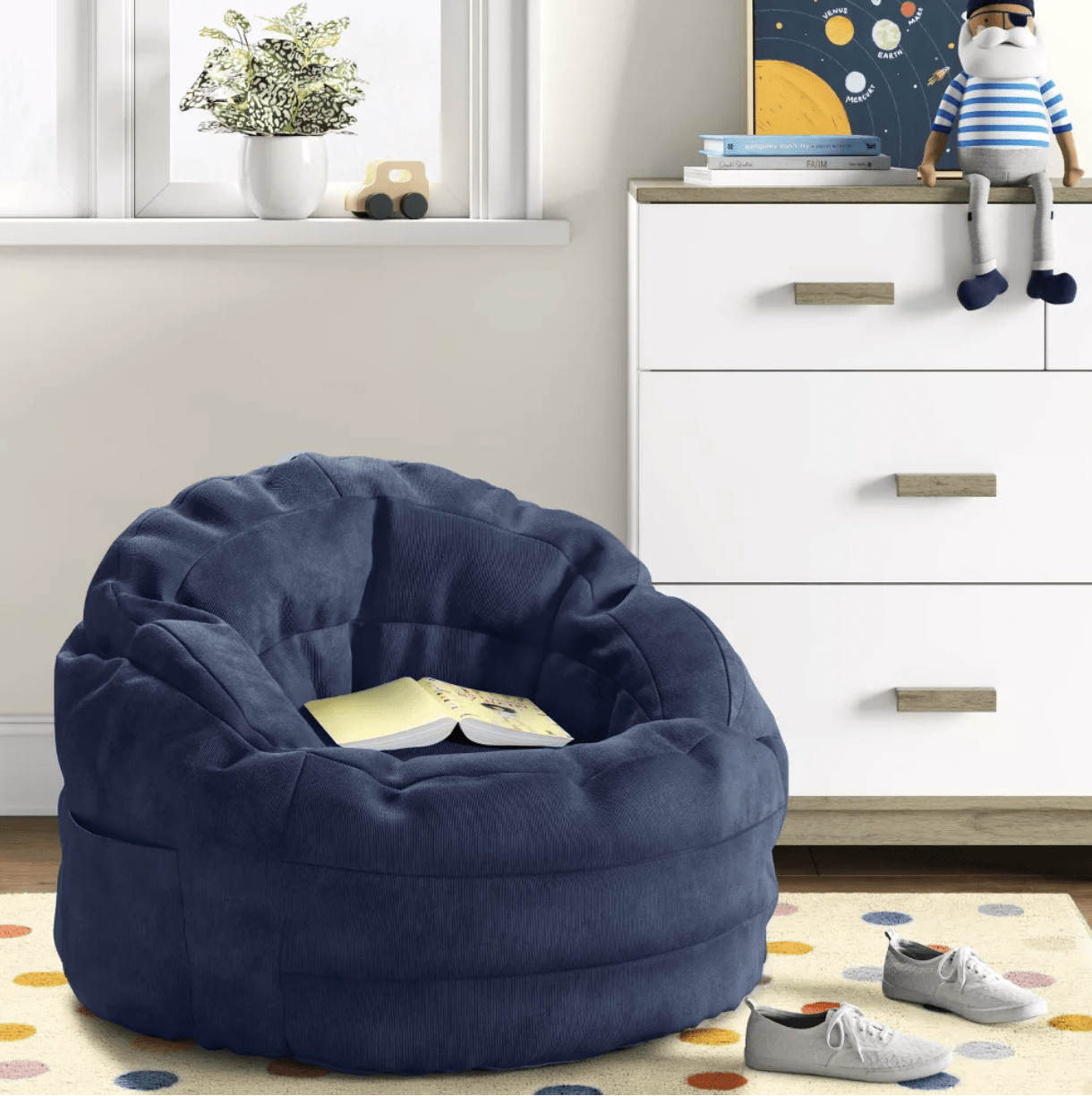 Settle In Kids' Bean Bag Chair Pink - Pillowfort™