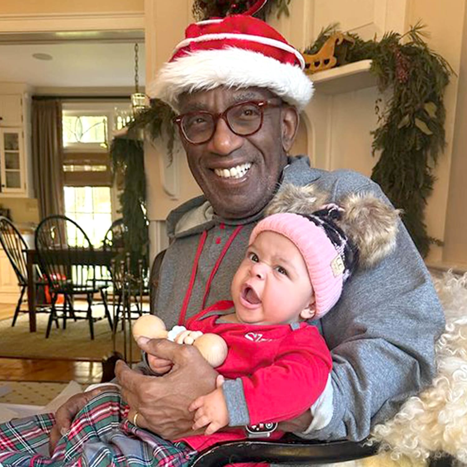 Al Roker's Granddaughter, Sky, Celebrates Her First Christmas