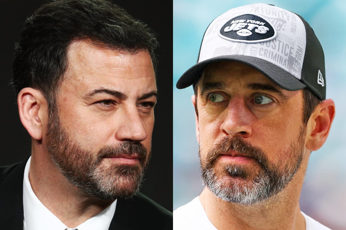 Jimmy Kimmel critica a Aaron Rodgers de la NFL por comentarios «imprudentes» que sugieren que fue mencionado en la «Lista Epstein»