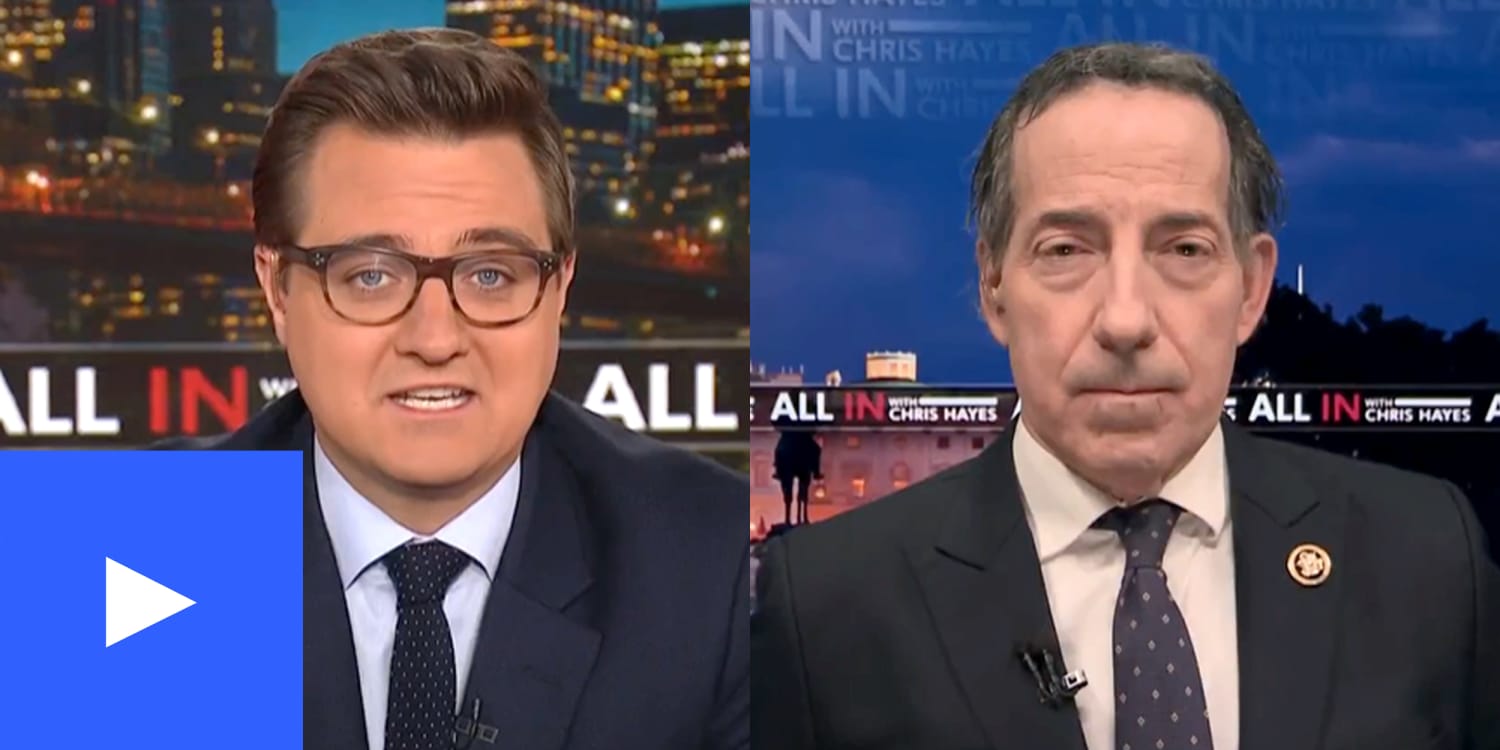 Chris Hayes and Jamie Raskin