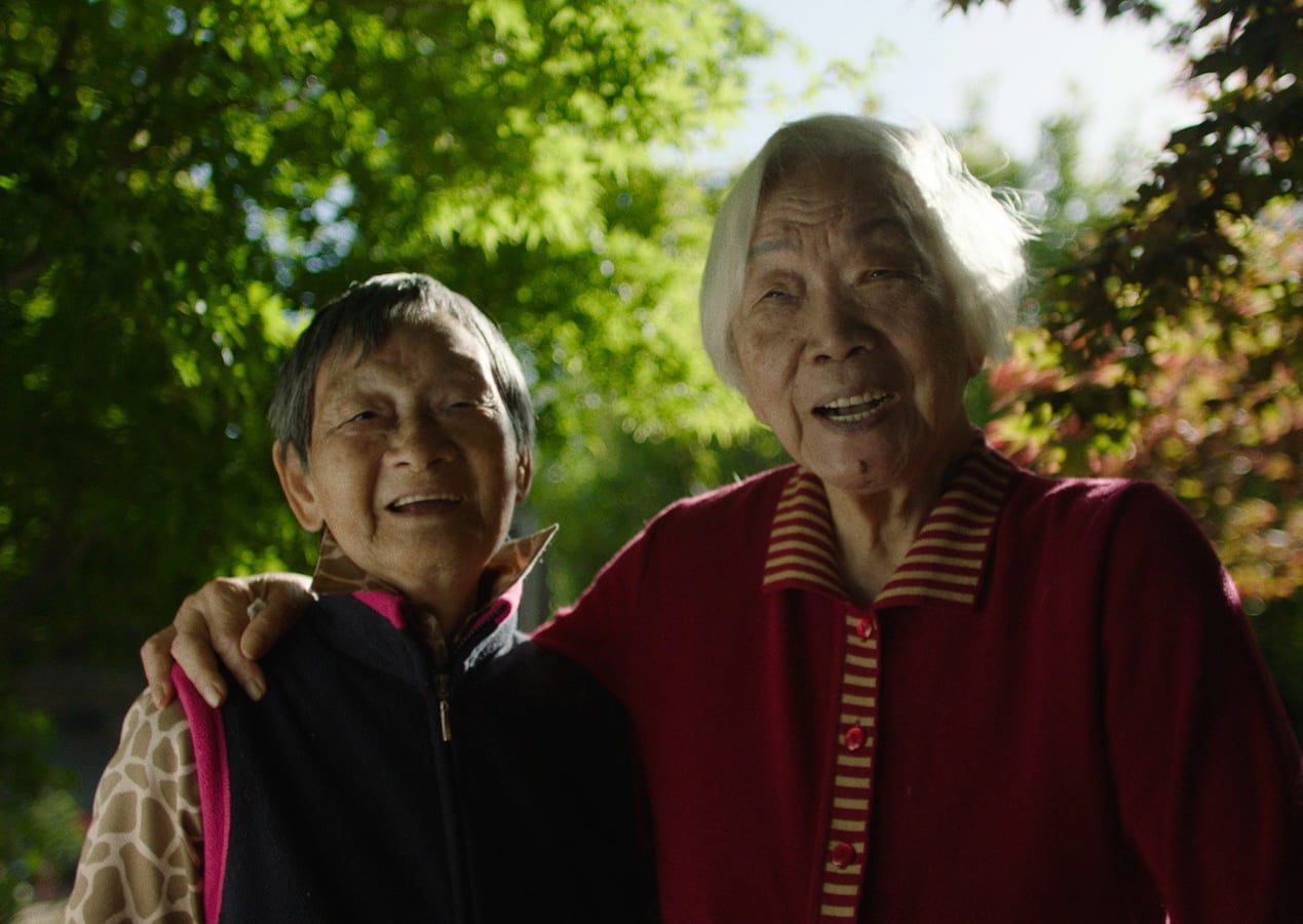Two grandmas celebrate their Oscar-nominated film in a