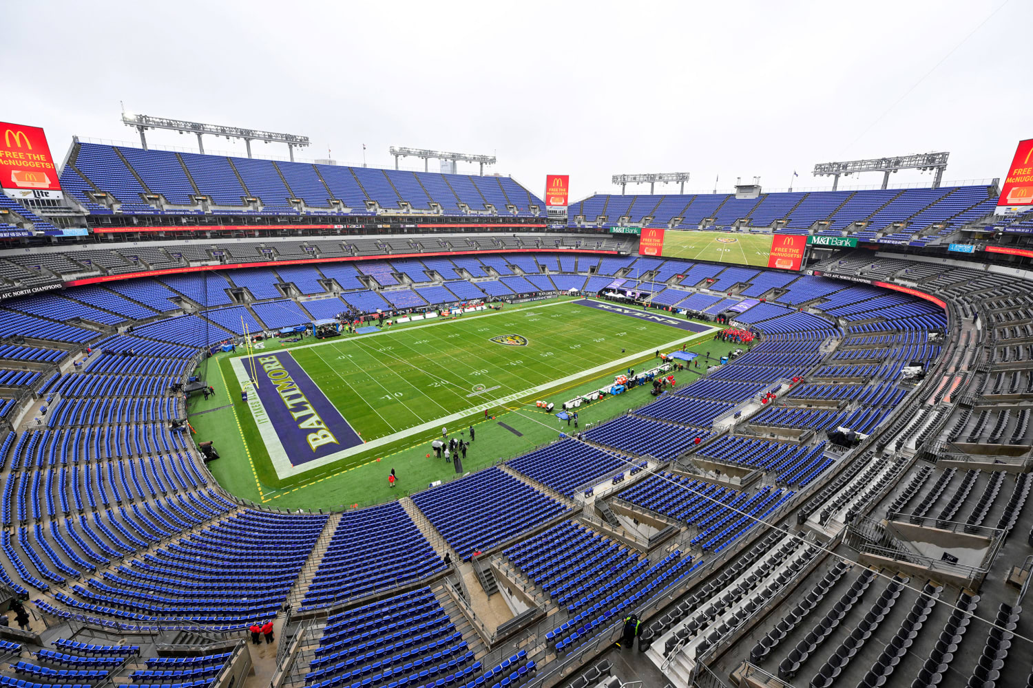 A man is accused of flying a drone over Baltimore Stadium during the AFC Championship Game