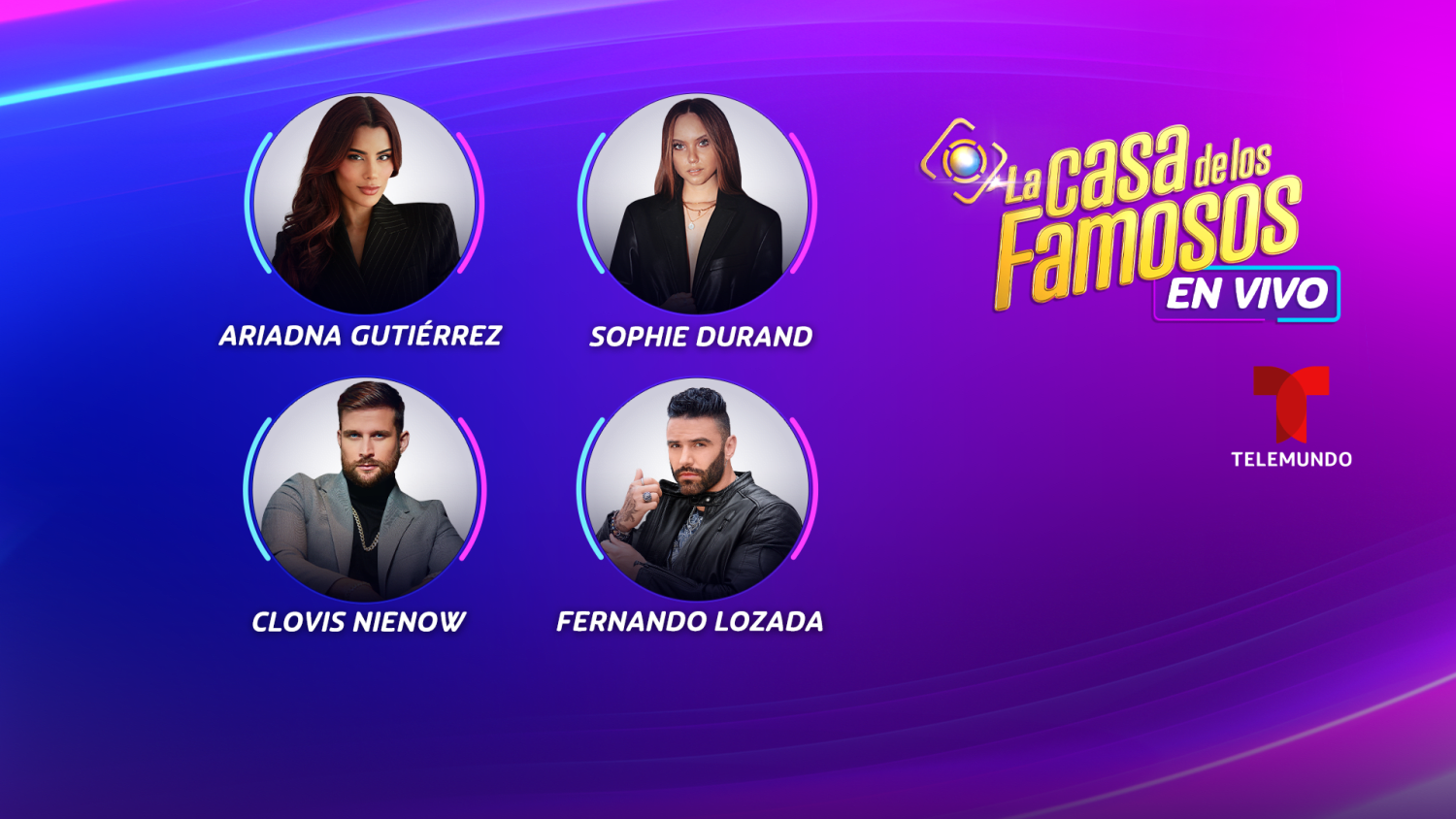 Sophie Durand,Ariadna Gutiérrez, Clovis Nienow y Fernando Lozada son los  nuevos confirmados para La Casa de los Famosos en su nueva temporada