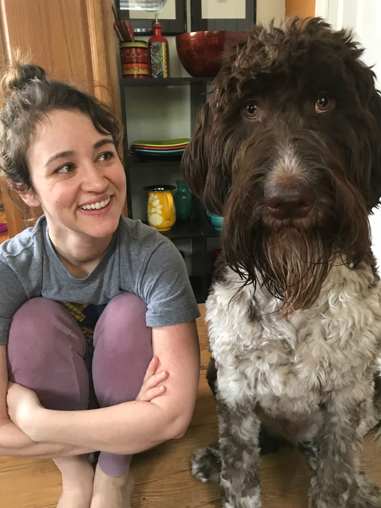 Owner Gets Dog to Eat Vegetables with Toy Car 