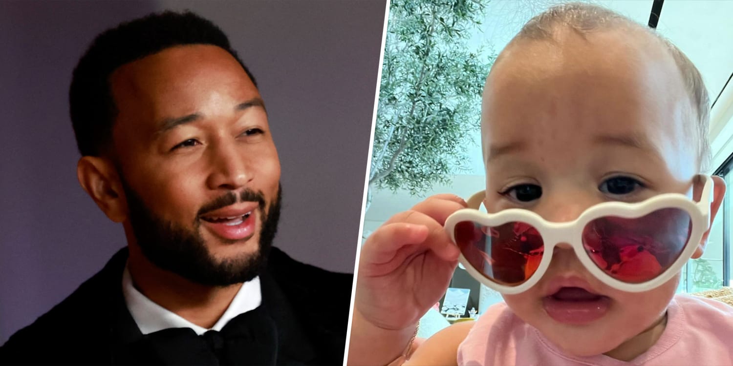John Legend celebrates daughter Esti's 1st birthday with adorable slideshow