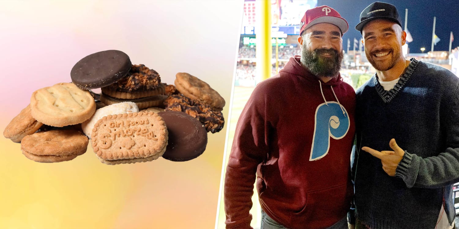 Travis and Jason Kelce reveal their favorite Girl Scout cookie