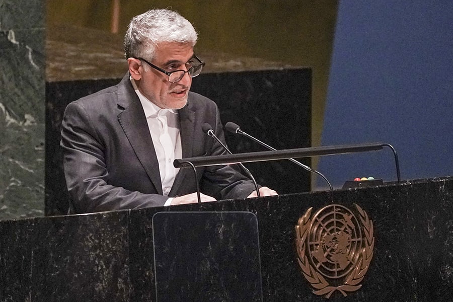 Íránský vyslanec při OSN řekl, že Írán nenavádí Húsíy ani jiné skupiny k zahájení útoků.