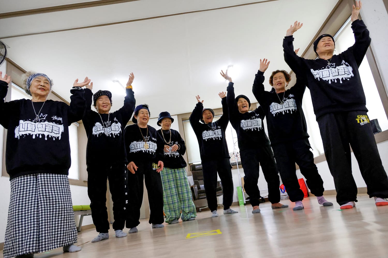 Group of South Korean grannies brings life back to small town through rap