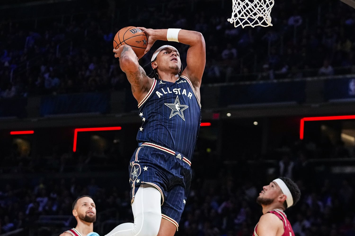 Points records fall at the All-Star Game, with the East beating the West  211-186