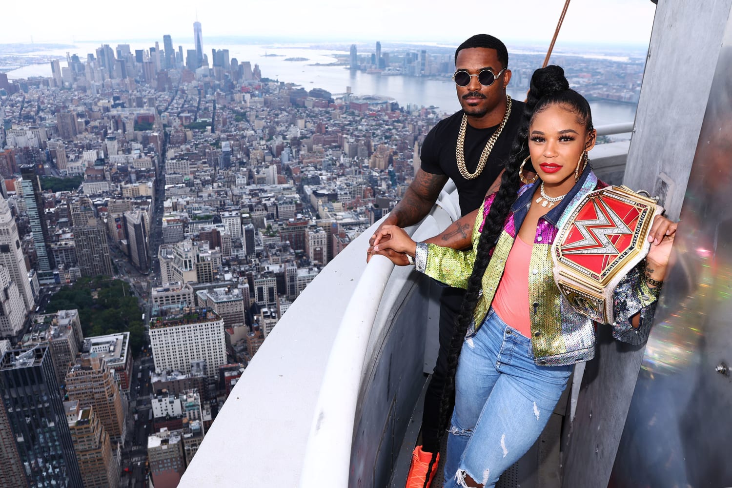 WWE Couple Bianca Belair and Montez Ford Discuss Importance of  Representation