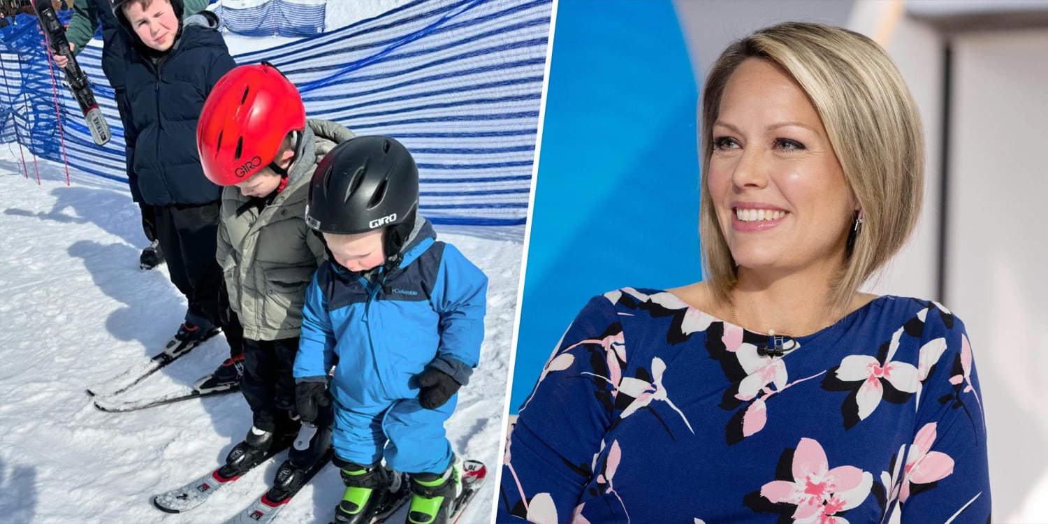 Dylan Dreyer takes her 3 boys skiing, and some liked it better than others!