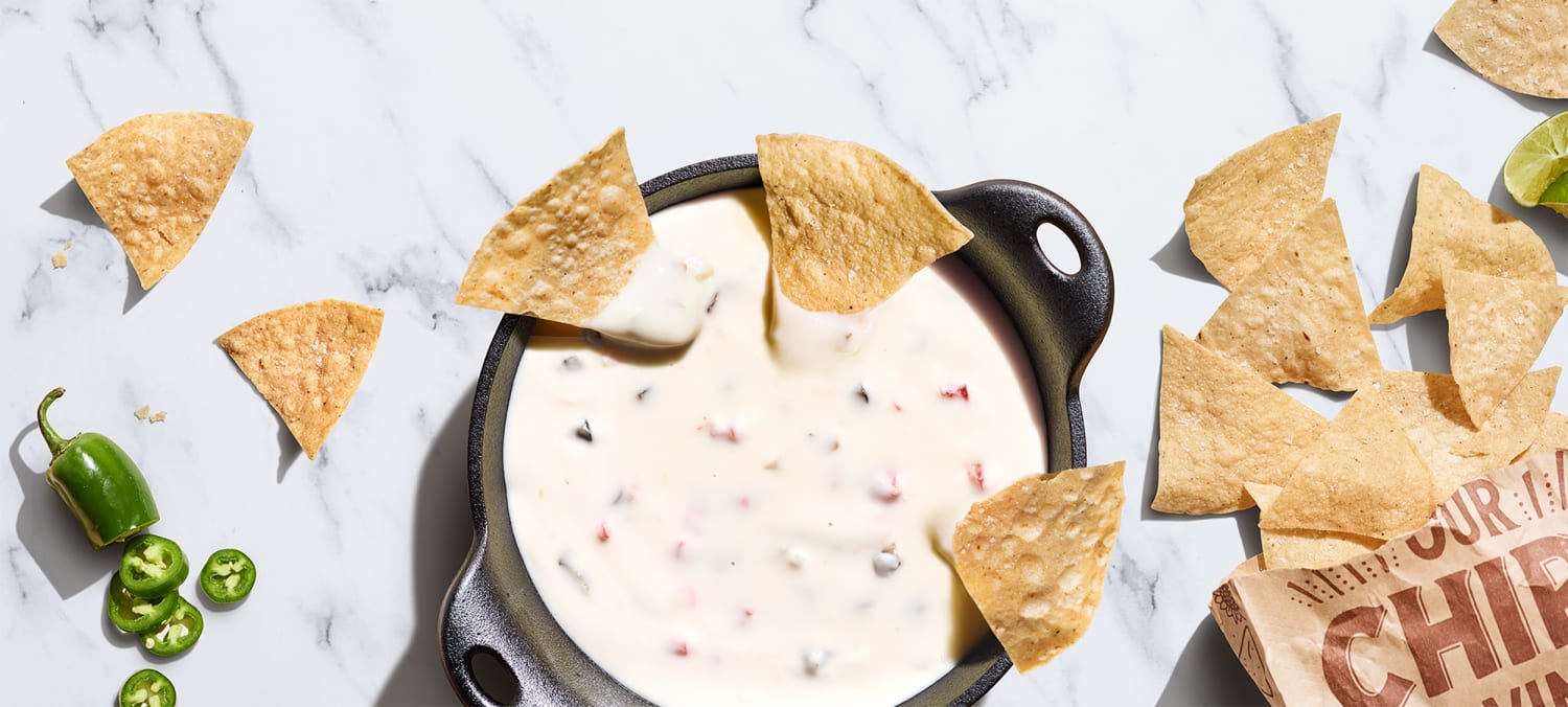 Chipotle is giving away free queso this week