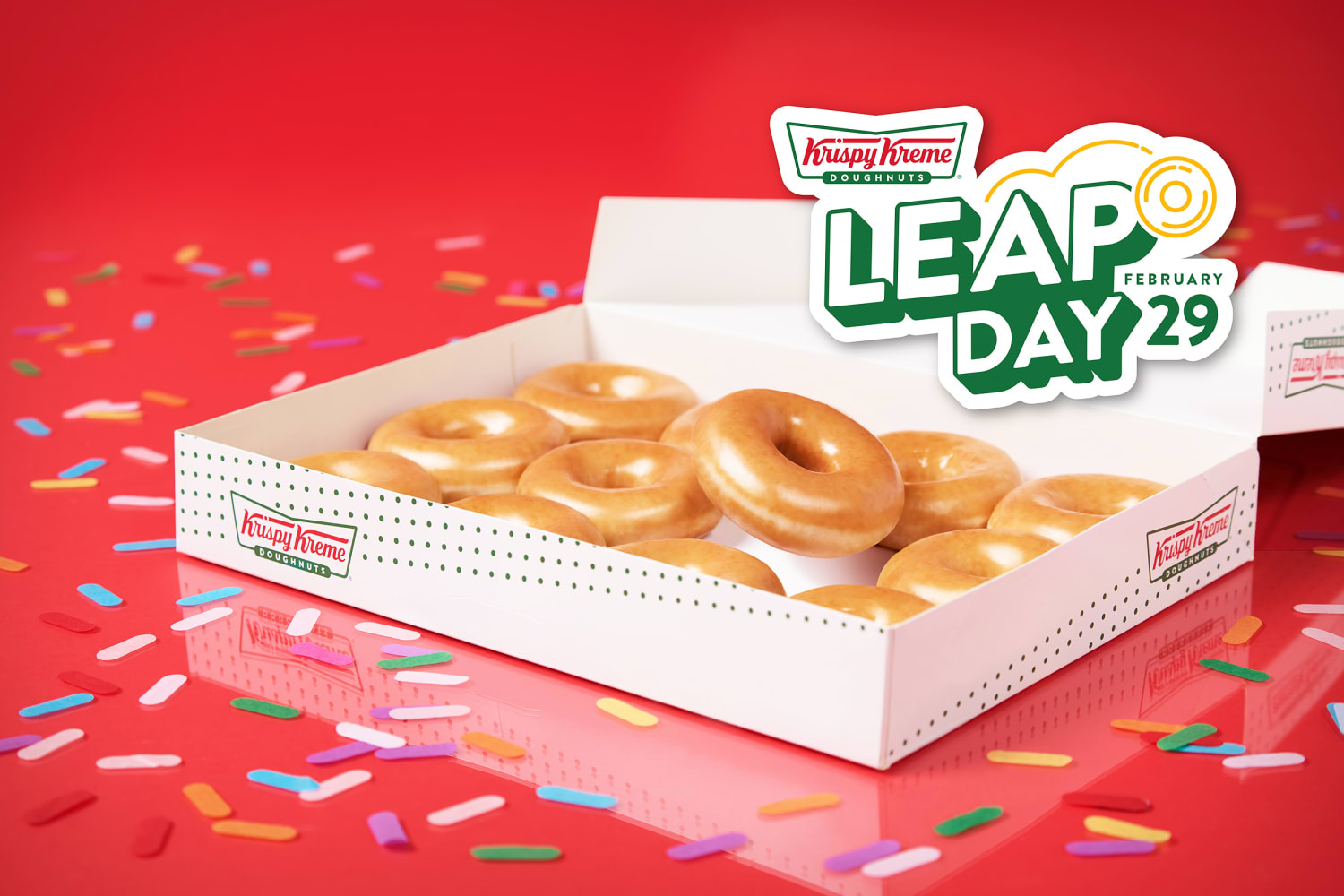 Krispy Kreme's sweet leap day deal: A dozen doughnuts for $2.29