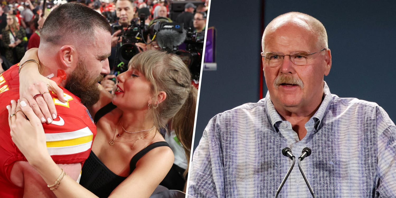 Andy Reid says Taylor Swift 'fit in' with the Chiefs – and reveals what she baked for the players