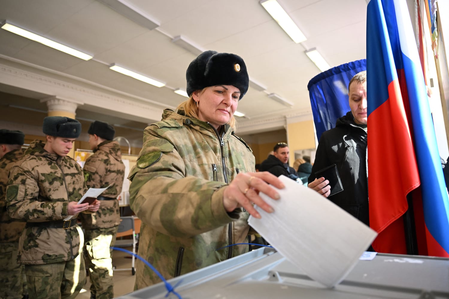 Putin ganará sin oposición en la votación en Moscú