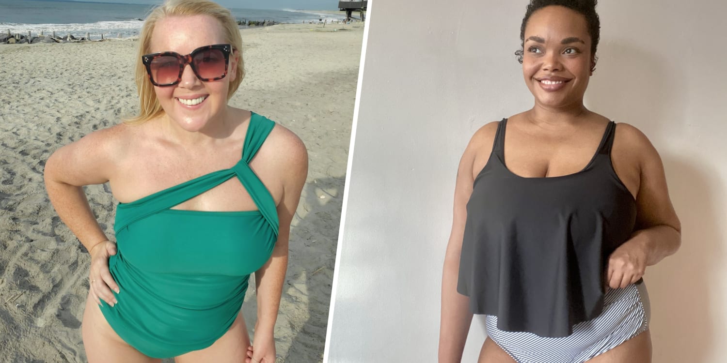 Womens Swimsuits Tummy Control Swim Dress High Neck One Piece