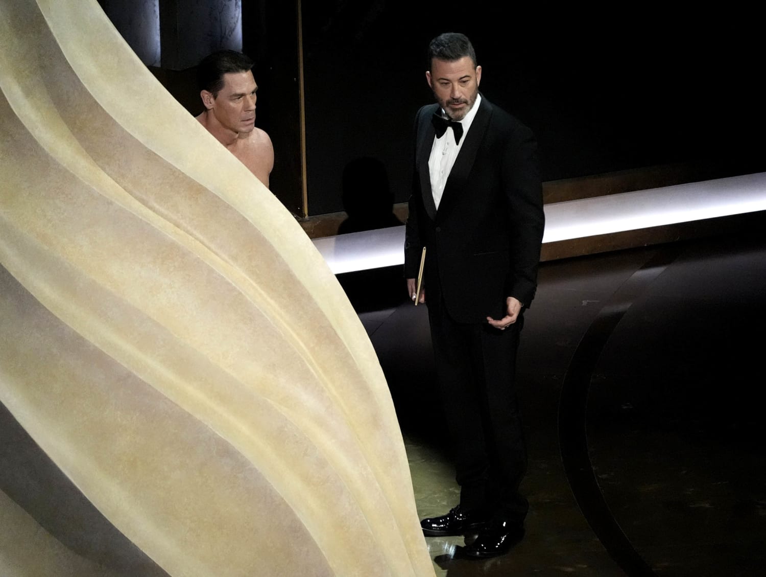 Oscars: John Cena Appears Near Naked, A Nod to 1974 Streaking Incident