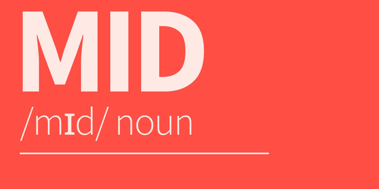 What does the slang word 'mid' really mean?