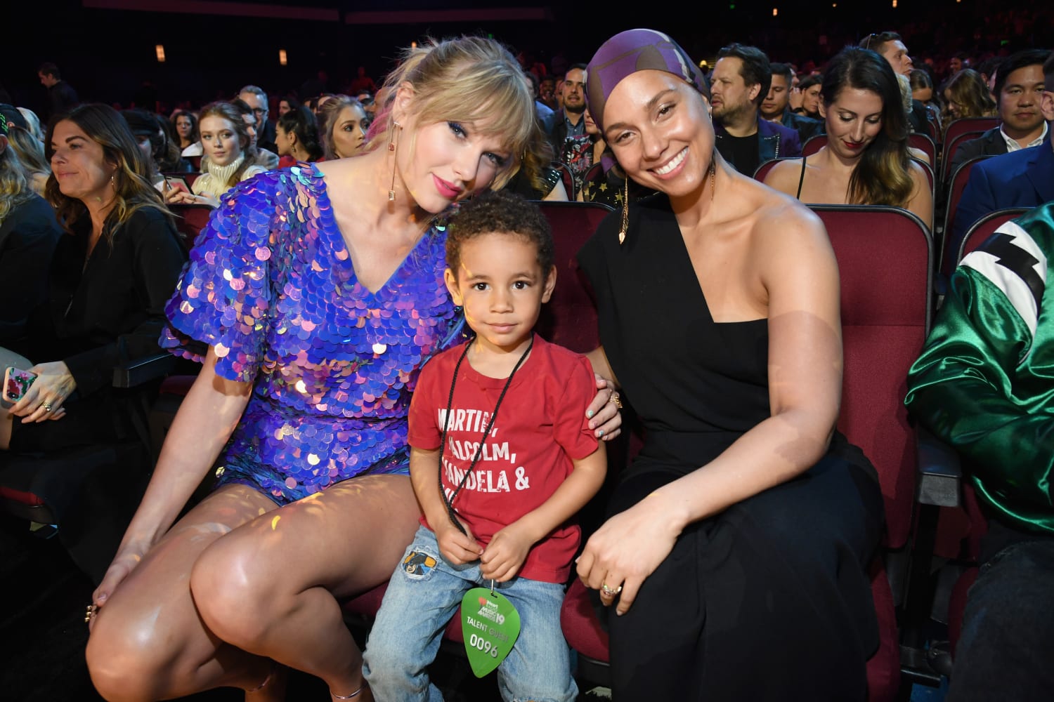 Alicia Keys looks back on viral video of her son waving at Taylor Swift: 'He was flirting'