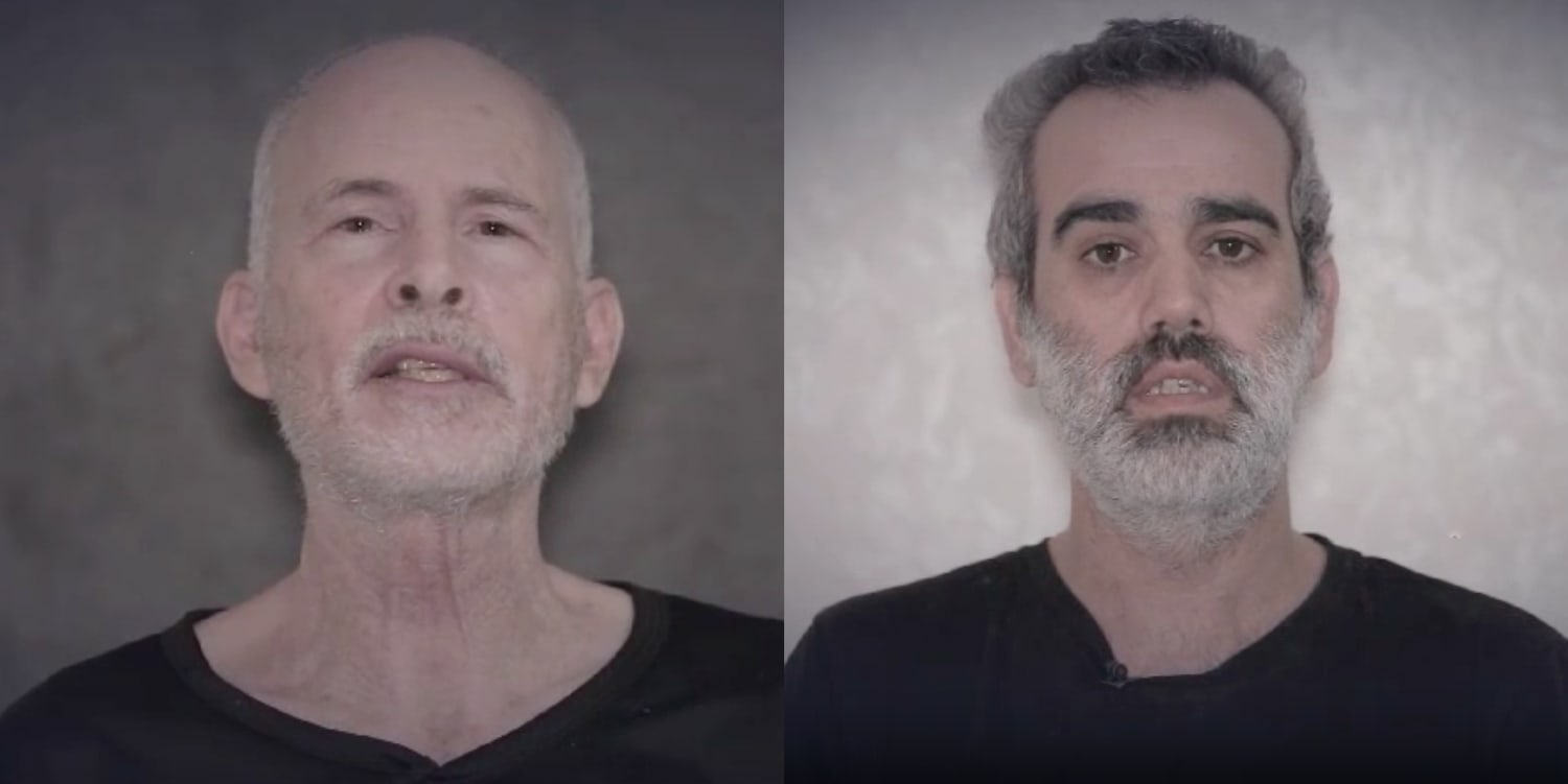 Hamas publiceert een video van de Israëlische gijzelaars Keith Siegel en Omri Miran