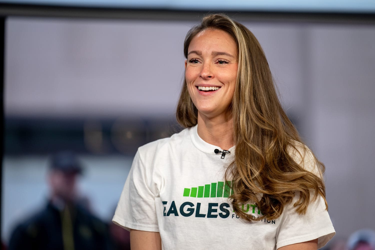 Kylie Kelce Shows Behind the Scenes of Her Visit to 'TODAY' Show