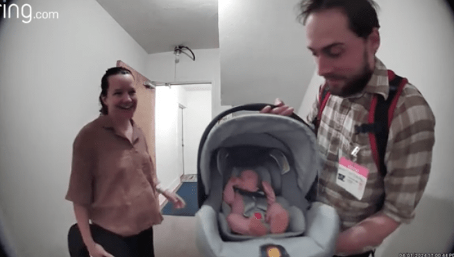 'Still pregnant!' Expecting couple updates their neighbor on pregnancy through Ring camera