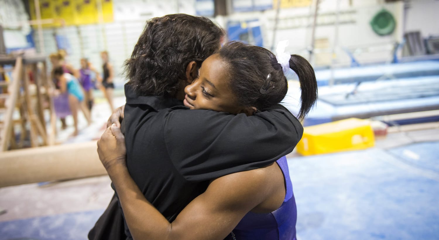 Simone Biles' mom calls USA gymnasts 'epic' as they lead Olympic qualifying events