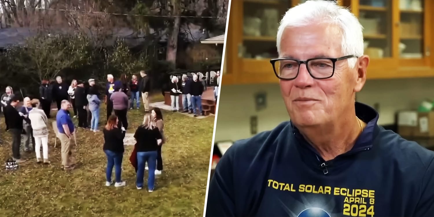 A former teacher reunited with students decades after inviting them to watch the 2024 solar eclipse together
