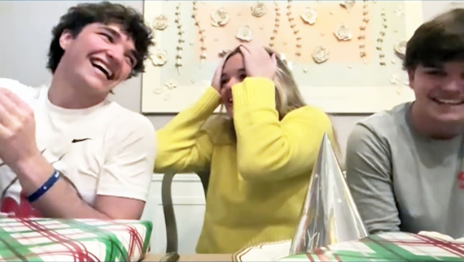 EXCLUSIVE: Triplets find out their birth order at age 18 in viral TikTok. Why their parents waited