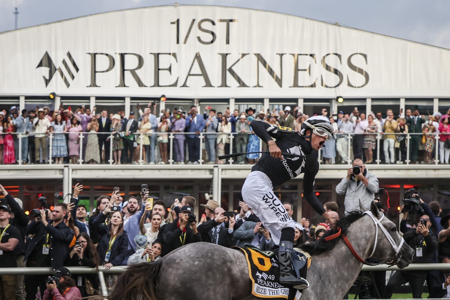 Preakness Stakes 2024 highlights: Seize the Grey crowned winner in muddy  race