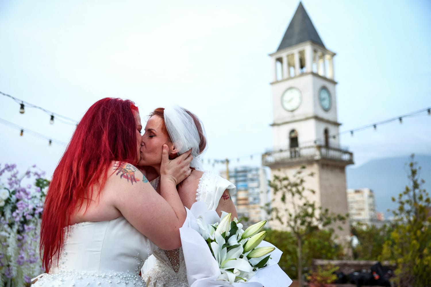 In loving protest, Albanian lesbians marry unofficially