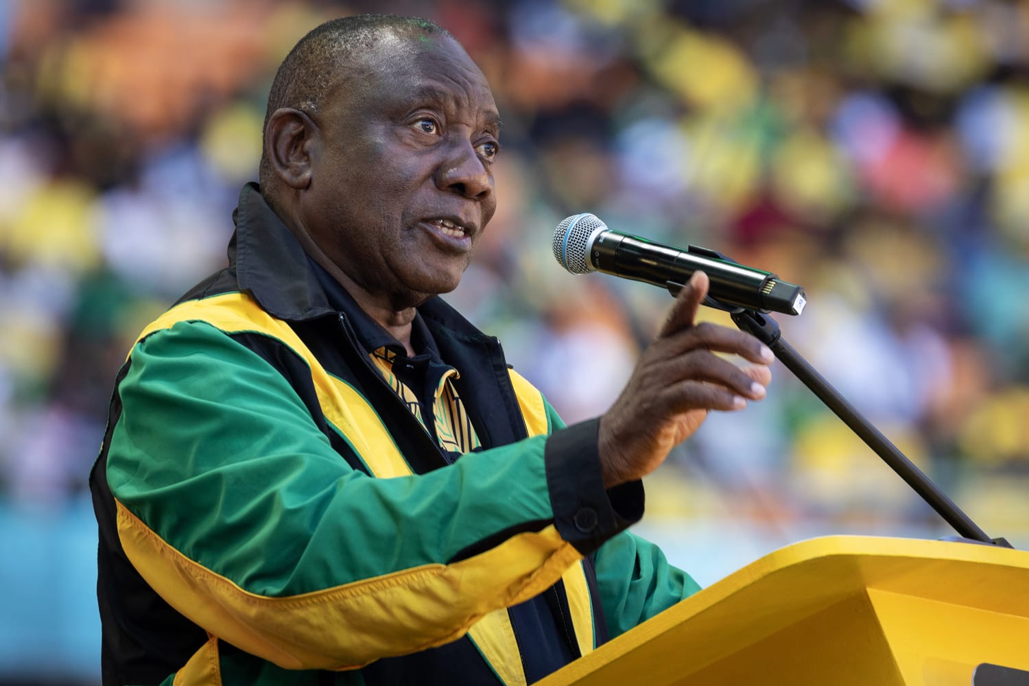 South Africa's Ramaphosa steers African National Congress into pivotal election