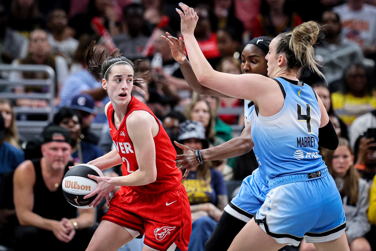 Caitlin Clark and Indiana Fever earn first home win, 71-70 against Angel  Reese and Chicago Sky