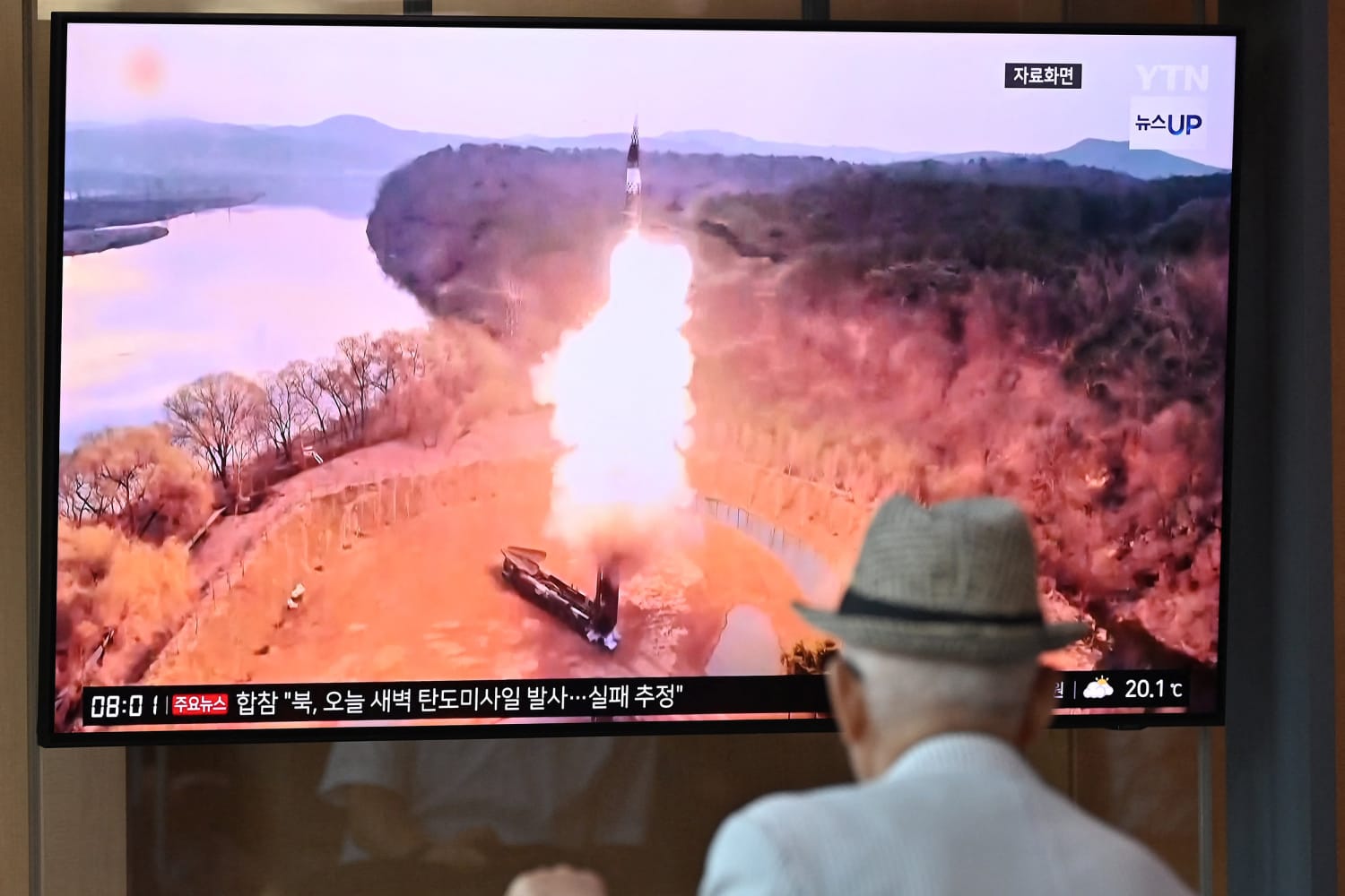 北朝鮮のミサイル試験発射が失敗したように見えると韓国軍が明らかにしました。
